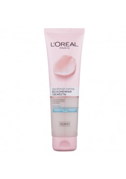 Скраб для обличчя L'Oréal Paris Skin Expert Нескінченна Свіжість, для нормального і комбінованого типу шкіри, 150 мл